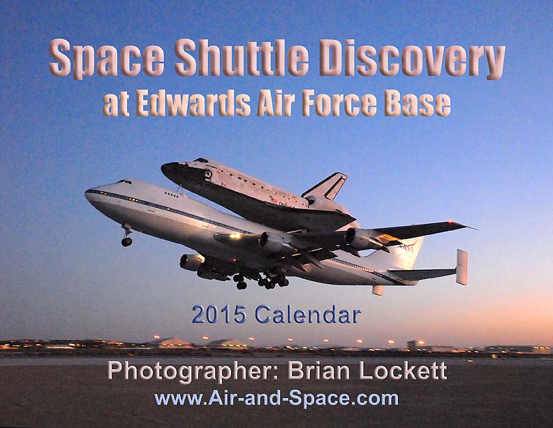 Lockett Books Calendar Catalog: Space Shuttle Discovery at Edwards Air Force Base